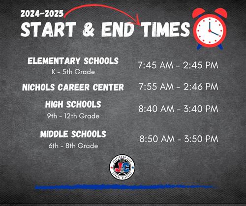 Start & End Times